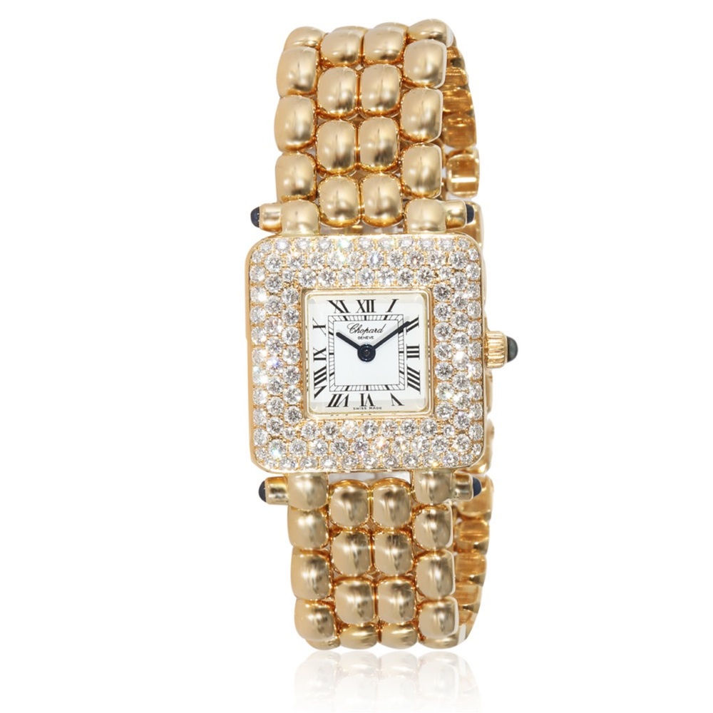 Chopard classic 18k with diamonds watch